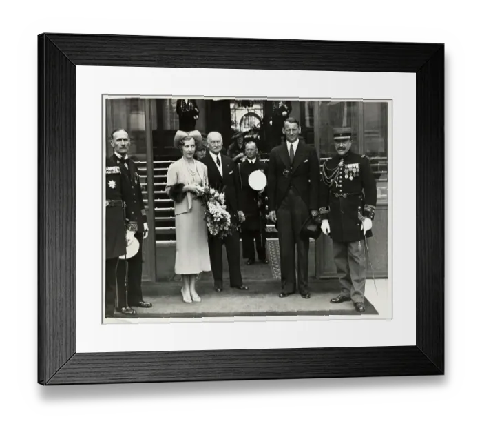 Framed Print : Danish Royalty in Paris Framed Print : Danish Royalty in Paris