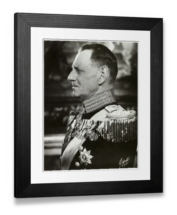 Framed Print : Denmark's King Frederik IX Framed Print : Denmark's King Frederik IX