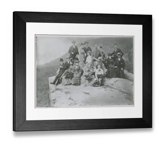 Framed Print : Tourists Posing Framed Print : Tourists Posing