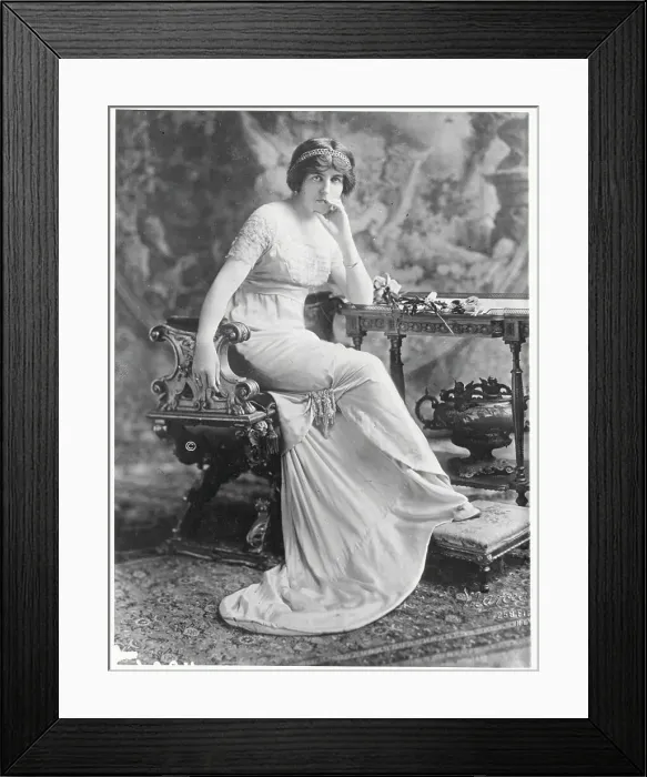 Framed Print : Eleanor Wilson Lounging Framed Print : Eleanor Wilson Lounging