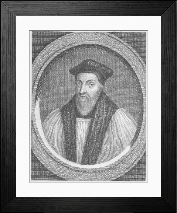 Framed Print : Engraving of Hugh Latimer Framed Print : Engraving of Hugh Latimer