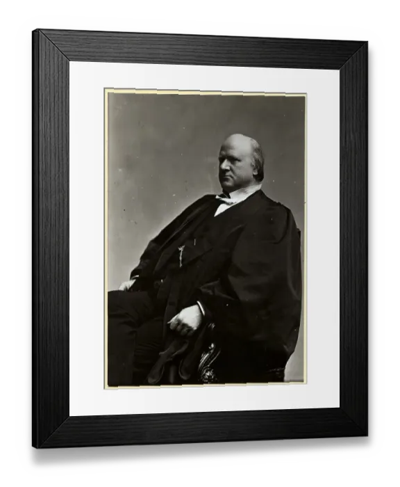 Framed Print : Associate Supreme Court Justice John Marshall Harlan Framed Print : Associate Supreme Court Justice John Marshall Harlan