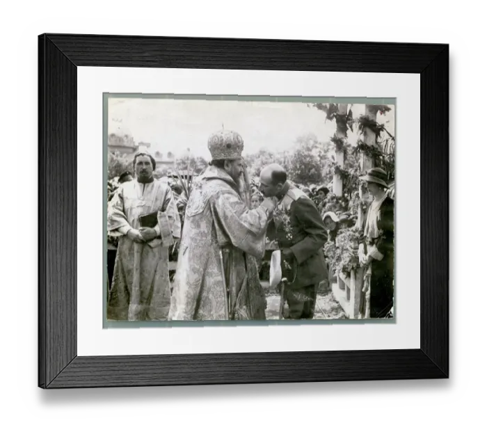 Framed Print : Boris III Kissing Crucifix Framed Print : Boris III Kissing Crucifix