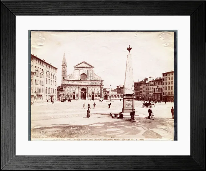Framed Print : View of Church of Santa Maria Novella