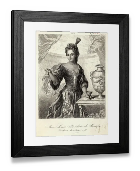 Framed Print : Anne-Louise-Benedicte de Bourbon, Duchess of Maine Framed Print : Anne-Louise-Benedicte de Bourbon, Duchess of Maine
