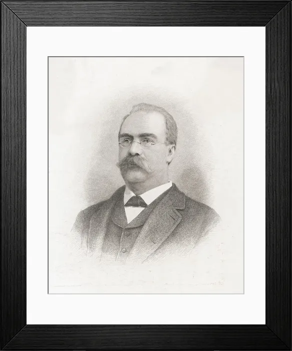 Framed Print : Portrait of William Steinway Framed Print : Portrait of William Steinway