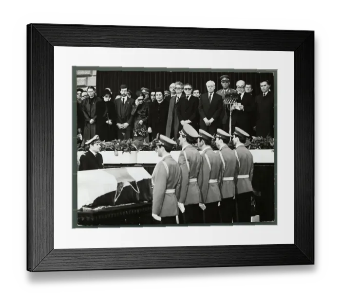 Framed Print : Members of the Late Yugoslav President Framed Print : Members of the Late Yugoslav President