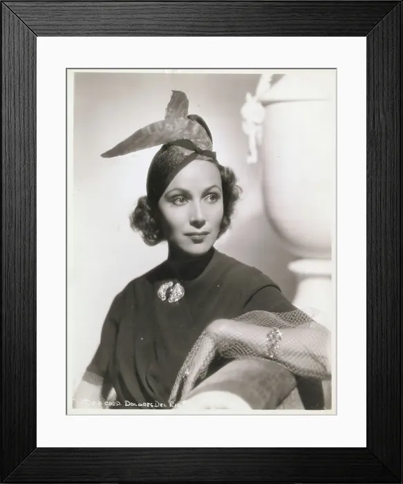 Framed Print : Portrait of Dolores Del Rio Framed Print : Portrait of Dolores Del Rio