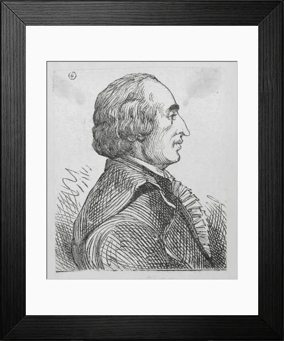 Framed Print : Portrait of Jacques Charles Framed Print : Portrait of Jacques Charles