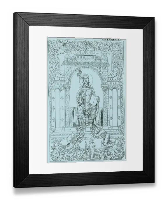 Framed Print : Pope Gregory I and Others