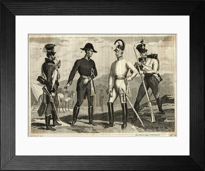 Framed Print : Australian Soldier Uniforms