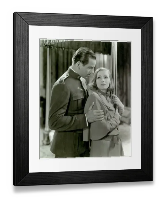 Framed Print : Greta Garbo and Man Framed Print : Greta Garbo and Man