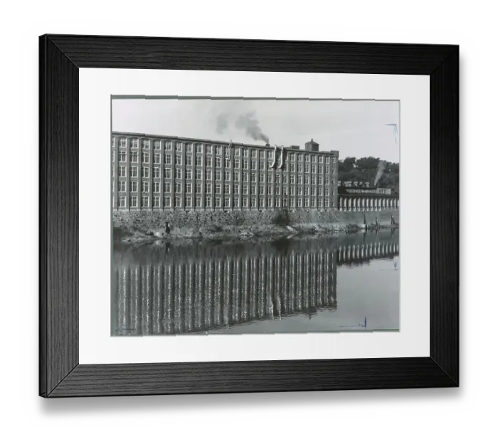 Framed Print : Exterior View of Factory