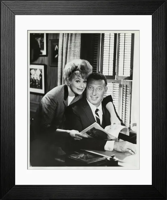 Framed Print : Lucille Ball with Her Husband Gary Morton Framed Print : Lucille Ball with Her Husband Gary Morton