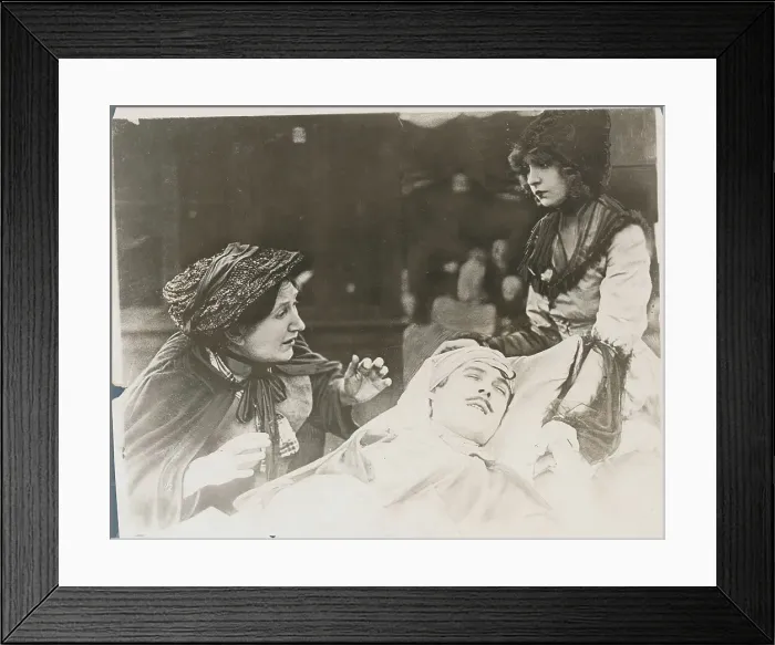 Framed Print : Lillian Gish in The Birth Of A Nation