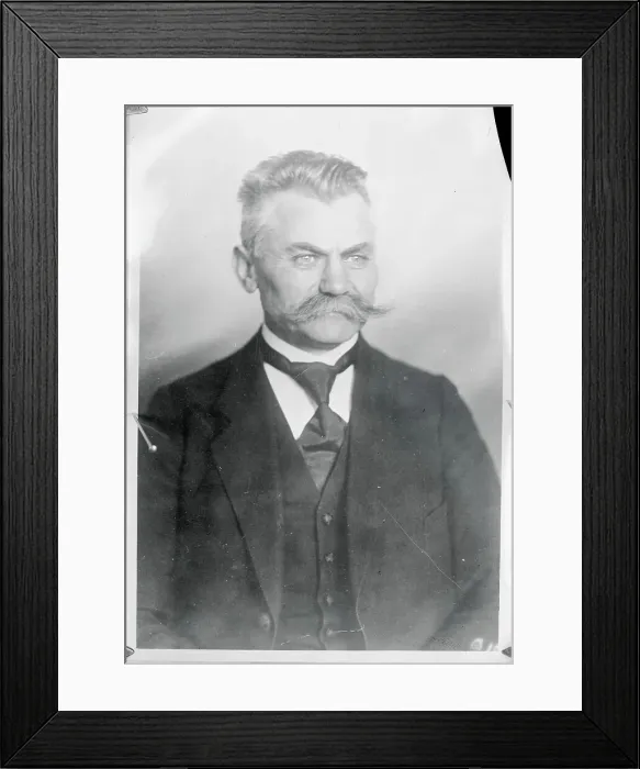 Framed Print : Portrait of Publisher Paul Block Framed Print : Portrait of Publisher Paul Block