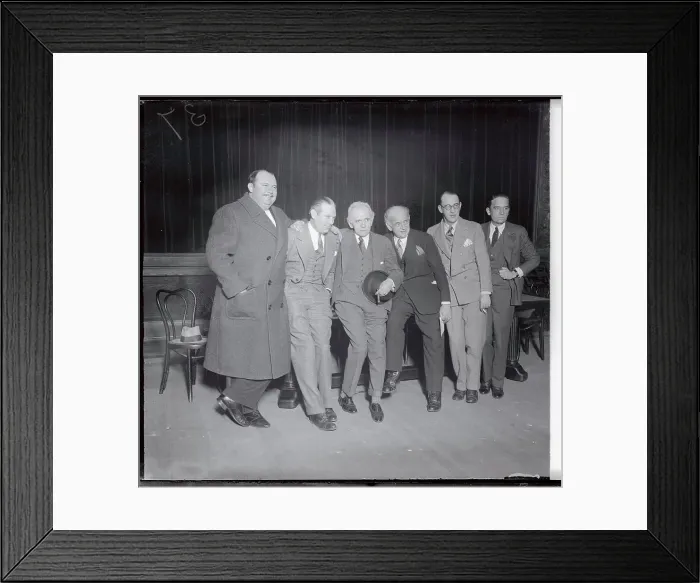 Framed Print : Paul Whiteman with Others Framed Print : Paul Whiteman with Others