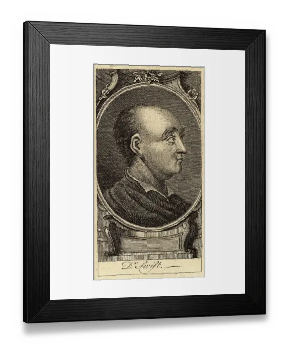 Framed Print : Jonathan Swift Framed Print : Jonathan Swift