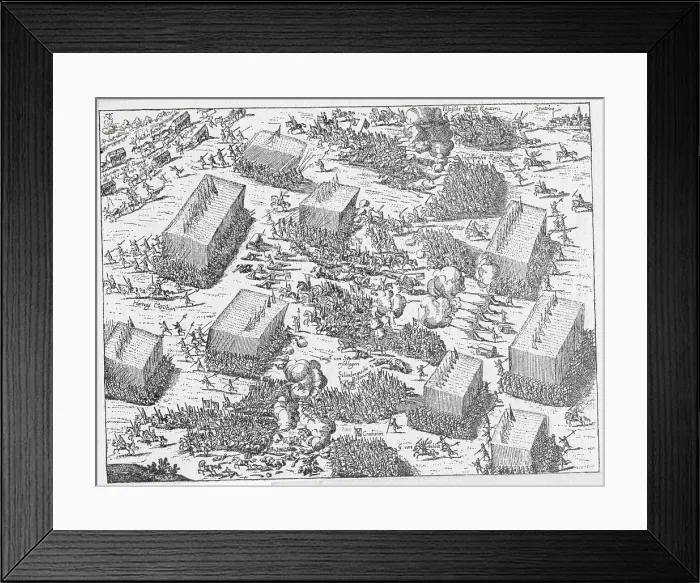 Framed Print : Soldiers Advancing on Muenster Framed Print : Soldiers Advancing on Muenster