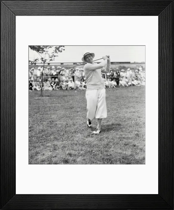 Framed Print : Portrait of Golfer Dliegel Framed Print : Portrait of Golfer Dliegel