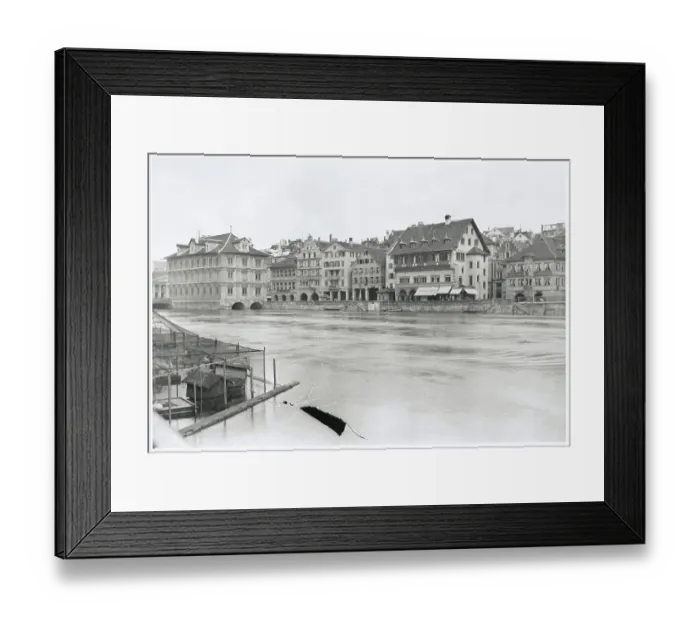 Framed Print : View of Lake and Council House Framed Print : View of Lake and Council House