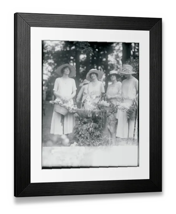 Framed Print : Society Women Selling Flowers Framed Print : Society Women Selling Flowers