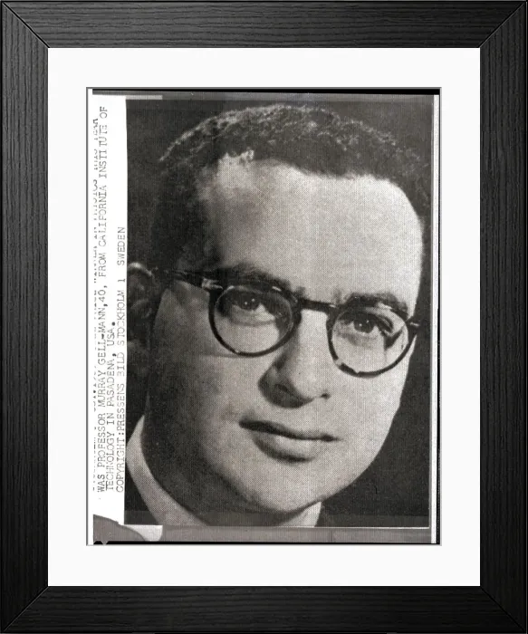 Framed Print : Close-Up Of Professor Murray Gellmann