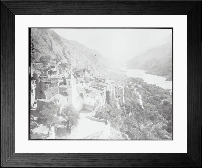 Framed Print : French Mountain Village Framed Print : French Mountain Village