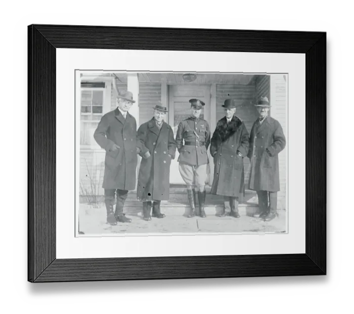 Framed Print : Henry Ford and Harvey Firestone with Acquaintances