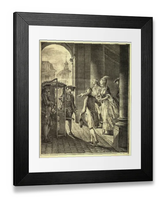 Framed Print : Renaissance Woman Being Led to Waiting Transportation Framed Print : Renaissance Woman Being Led to Waiting Transportation