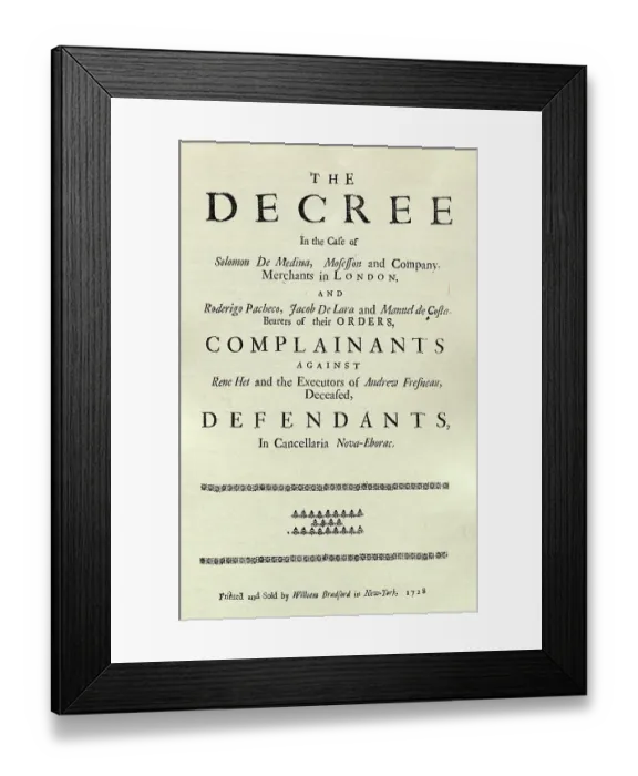 Framed Print : William Bradford The Decree Framed Print : William Bradford The Decree