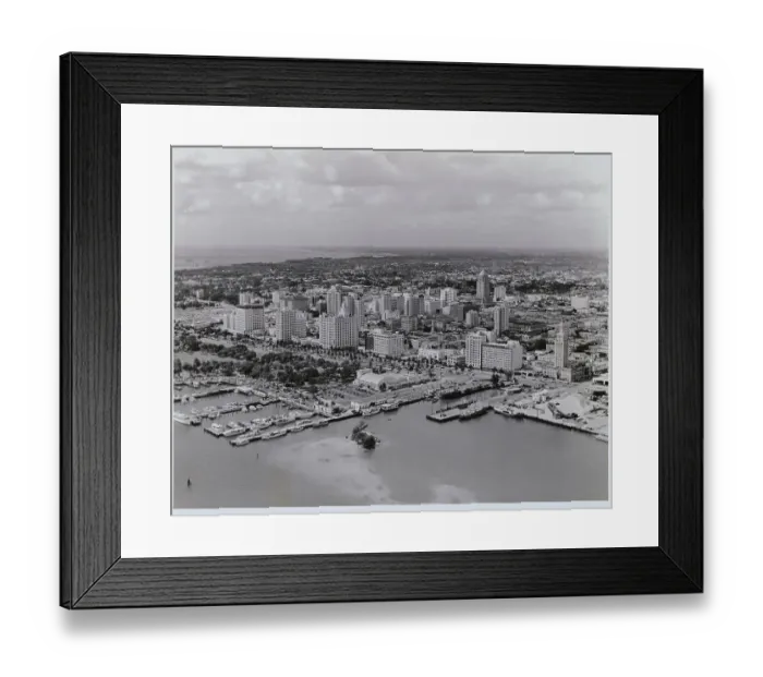 Framed Print : Portrait of Miami, Florida