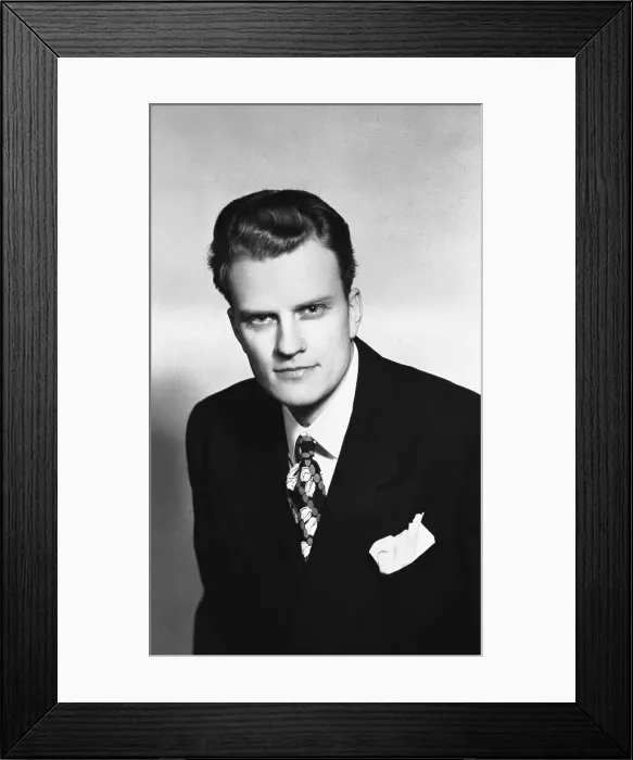 Framed Print : Evangelist Billy Graham Framed Print : Evangelist Billy Graham