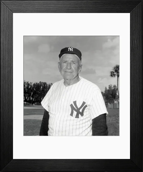 Framed Print : Mets Manager Casey Stengel Posing in Uniform