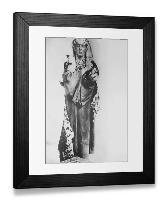 Framed Print : British Cultist Aleister Crowley Framed Print : British Cultist Aleister Crowley