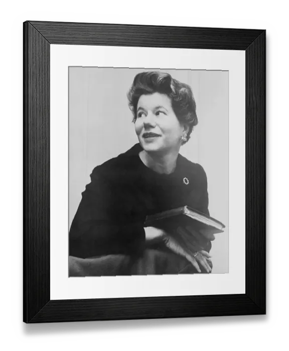 Framed Print : Portrait of Mary McGrory