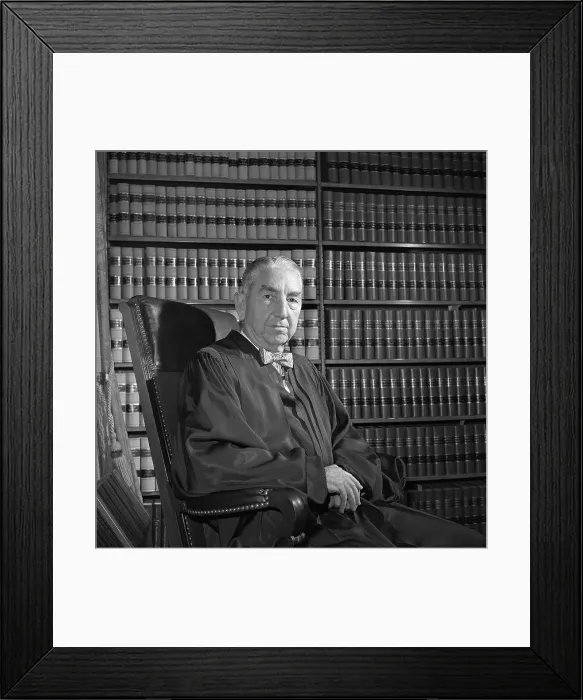 Framed Print : Justice Tom C. Clark Framed Print : Justice Tom C. Clark