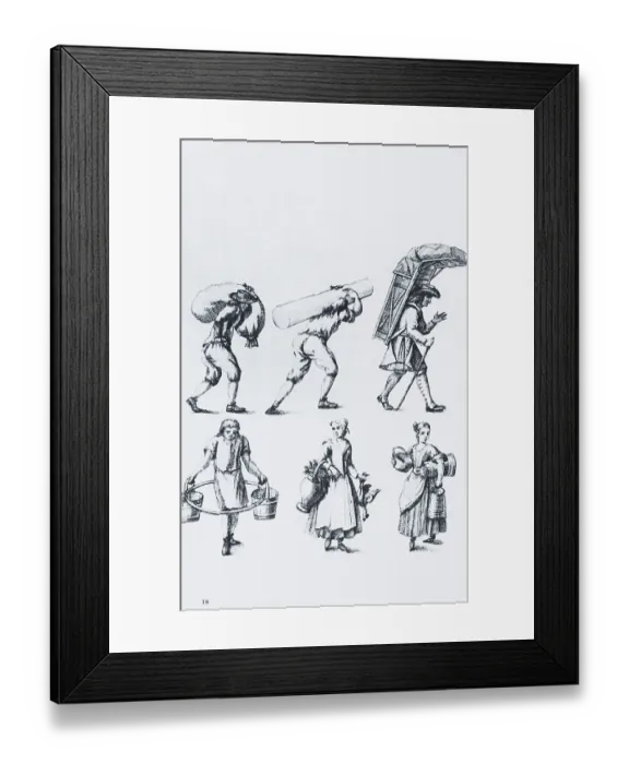 Framed Print : Man Carrying Heavy Load Over Shoulder Framed Print : Man Carrying Heavy Load Over Shoulder