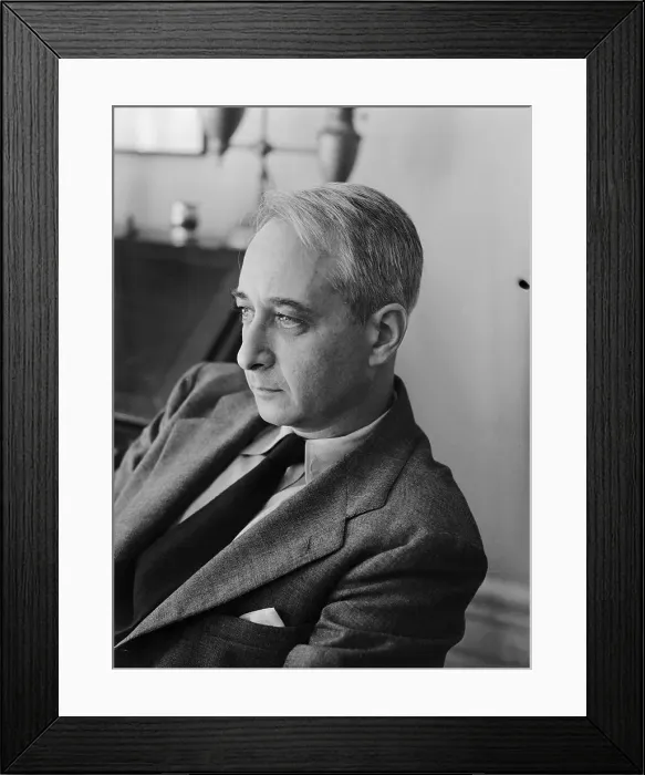 Framed Print : Lionel Trilling Sitting in Pensive Mood Framed Print : Lionel Trilling Sitting in Pensive Mood