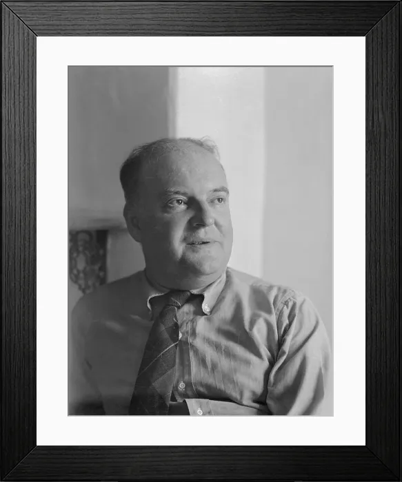 Framed Print : Portrait of Edmund Wilson Framed Print : Portrait of Edmund Wilson