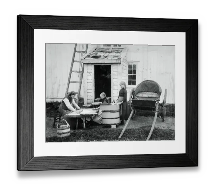 Framed Print : Woman Baking Bread Framed Print : Woman Baking Bread