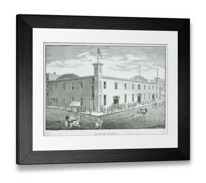 Framed Print : Wigwam Building Framed Print : Wigwam Building