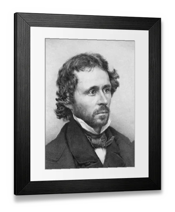 Framed Print : Portrait of John Charles Fremont Framed Print : Portrait of John Charles Fremont