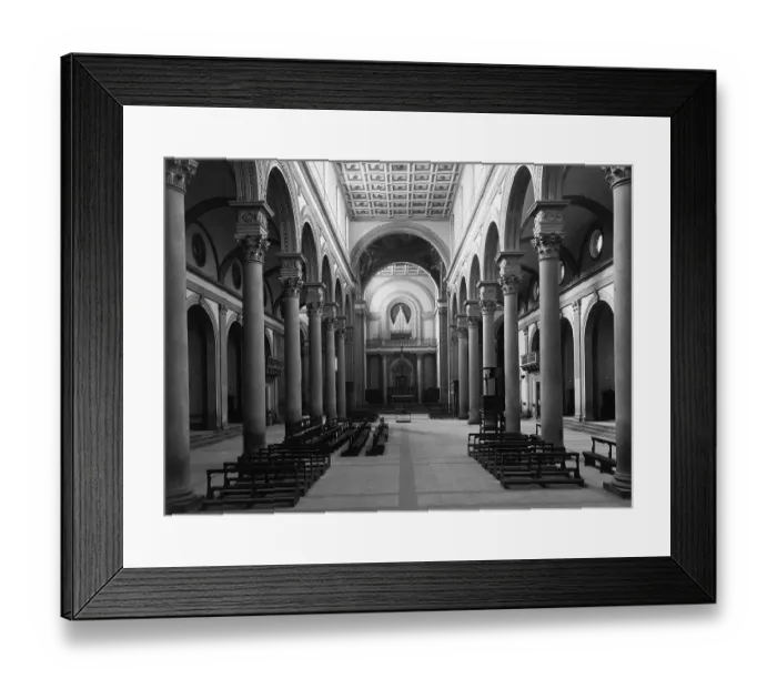 Framed Print : Interior of Church of Saint Lorenzo Framed Print : Interior of Church of Saint Lorenzo