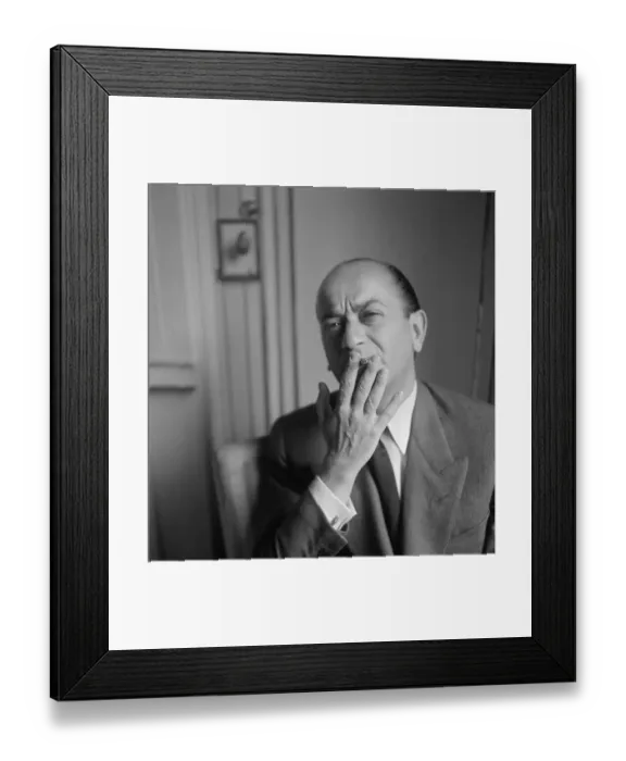 Framed Print : Portrait of Jean Desses Framed Print : Portrait of Jean Desses