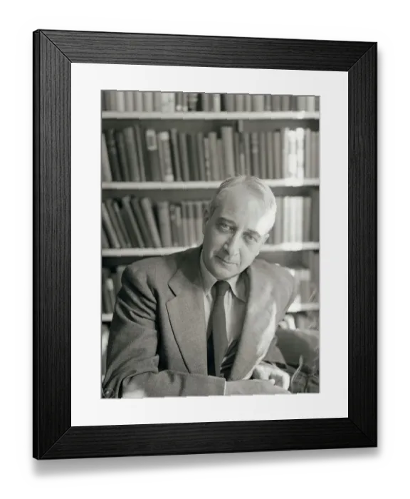 Framed Print : Lionel Trilling Sitting in Chair Framed Print : Lionel Trilling Sitting in Chair