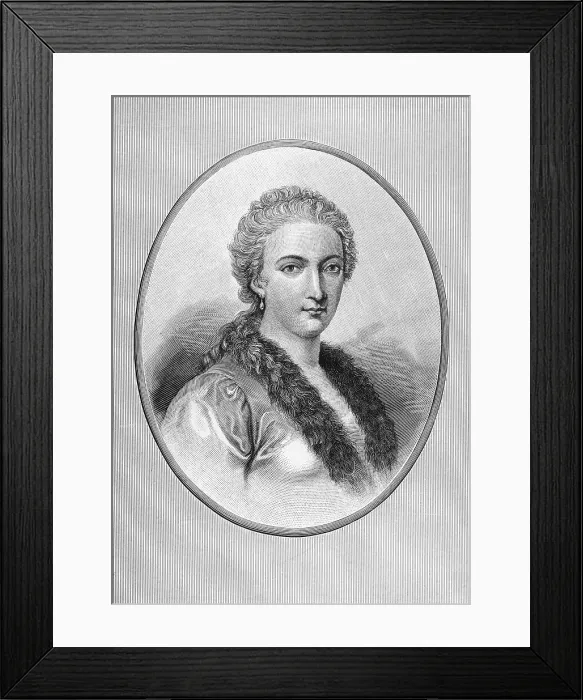 Framed Print : Portrait of Mathematician Maria Gaetana Agnesi Framed Print : Portrait of Mathematician Maria Gaetana Agnesi