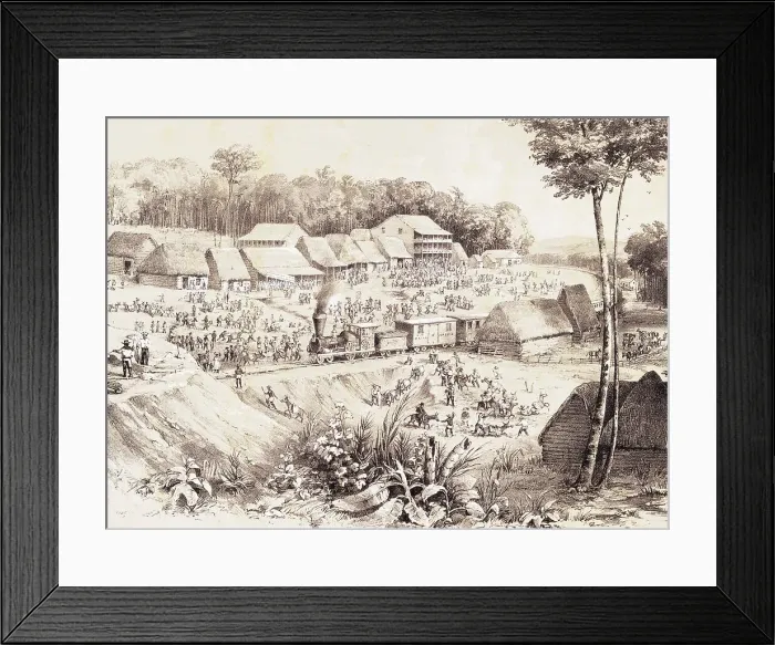 Framed Print : Panama Railroad Framed Print : Panama Railroad