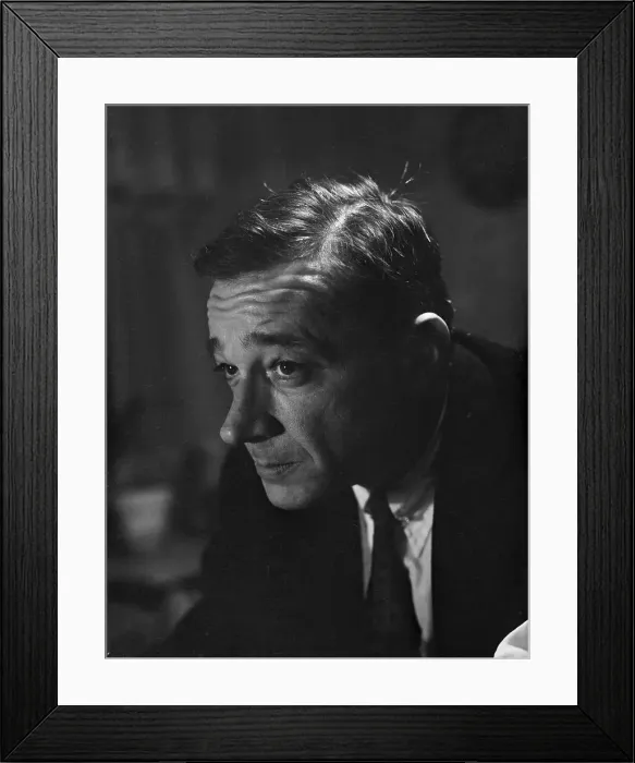 Framed Print : Walker Evans in a Pensive Mood Framed Print : Walker Evans in a Pensive Mood