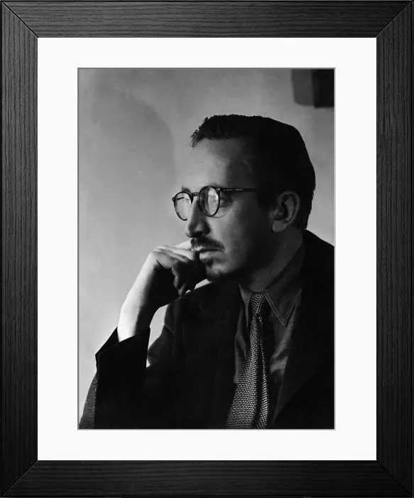 Framed Print : Dwight MacDonald in Deep Thought Framed Print : Dwight MacDonald in Deep Thought
